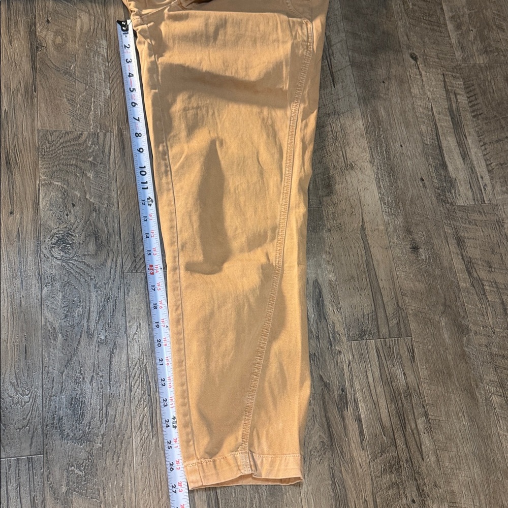 Anthropologie Chino Relaxed Fit Tan Pants - Size 27 - Picture 7 of 7